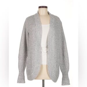 RD Style Women’s Light Gray Cozy Open-Front Cardigan Size Small